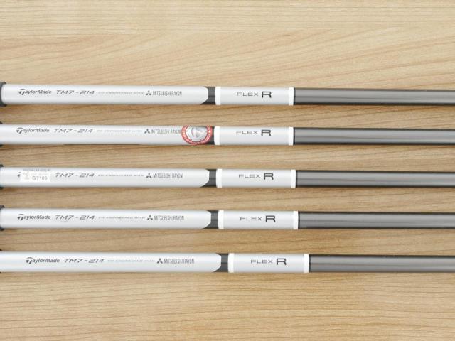 Iron set : Taylormade : ชุดเหล็ก Taylormade SLDR มีเหล็ก 6-Pw (5 ชิ้น) ก้านกราไฟต์ Flex R