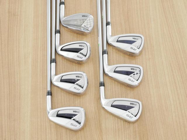 Iron set : PRGR : ชุดเหล็ก PRGR RS Titanium Face (ออกปี 2017 ตีไกล) มีเหล็ก 5-Pw,Aw (7 ชิ้น) ก้านกราไฟต์ M-40 (Flex SR)