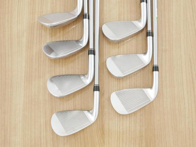 Iron set : PRGR : ชุดเหล็ก PRGR RS Titanium Face (ออกปี 2017 ตีไกล) มีเหล็ก 5-Pw,Aw (7 ชิ้น) ก้านกราไฟต์ M-40 (Flex SR)