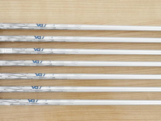 Iron set : Titleist : ชุดเหล็ก Titleist VG3 Type D Forged (ปี 2017 Japan Spec. ตีง่ายและไกลที่สุดของ Titleist) มีเหล็ก 6-Pw,Aw,Sw (7 ชิ้น) ก้านกราไฟต์ Mitsubishi VGI Flex R
