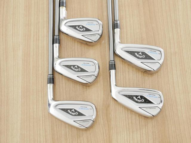 Iron set : Callaway : ชุดเหล็ก Callaway Paradym Ai Smoke Max Fast (ออกปี 2024 ตีง่ายมาก ไกล Japan Spec.) มีเหล็ก 6-Pw (5 ชิ้น) ก้าน Steelfiber i70 Flex R