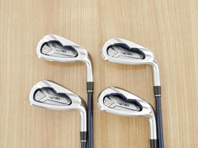 Iron set : Honma : ชุดเหล็ก Honma Bezeal 525 (รุ่นนี้ใบใหญ่ที่สุดของ Honma) มีเหล็ก 7-10 (4 ชิ้น ) ก้านกราไฟต์ Honma ARMRQ 8 (48) Flex SR (2 ดาว)