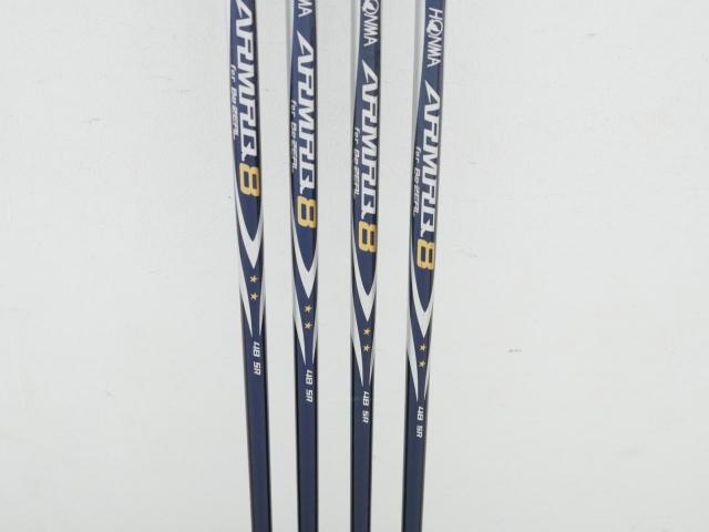 Iron set : Honma : ชุดเหล็ก Honma Bezeal 525 (รุ่นนี้ใบใหญ่ที่สุดของ Honma) มีเหล็ก 7-10 (4 ชิ้น ) ก้านกราไฟต์ Honma ARMRQ 8 (48) Flex SR (2 ดาว)