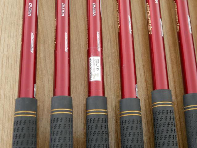 Iron set : Katana : ชุดเหล็ก Katana Voltio IV G Series I Silver (ปี 2017) มีเหล็ก 6-Pw,Aw,Sw (7 ชิ้น เหล็กยาวเป็นกระเทย) ก้านกราไฟต์ Fujikura Speeder 360 Flex R