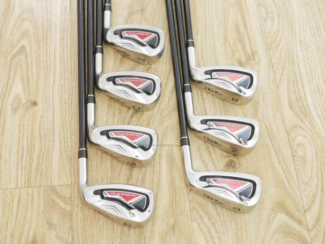 Iron set : Honma : ชุดเหล็ก Honma AMAZING Spec II (หน้าเด้ง โกงองศาสุดๆ ไกลที่สุด) มีเหล็ก 6-11,Aw (7 ชิ้น ระยะเทียบเท่า 5-Pw,Aw) ก้าน AMAZING SPEC Feather & Feather FLex R