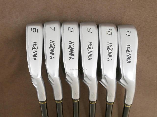 Iron set : Honma : Honma Beres MG703 (หน้าเด้ง) มีเหล็ก 6-11 (6 ชิ้น เทียบเท่า 5-Pw) ก้าน ARMRQ UD49 Flex R (1 ดาว)
