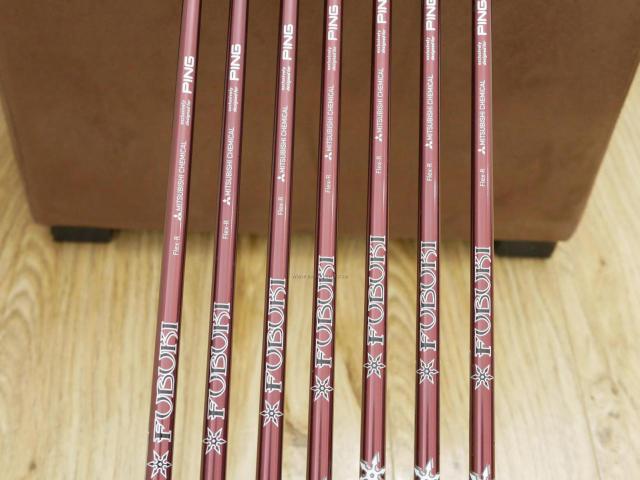 Iron set : Ping : ชุดเหล็ก Ping G700 (ปี 2019 Japan Spec. ใบใหญ่ ง่ายที่สุด ไกลที่สุดของ Ping) มีเหล็ก 6-Pw,Aw,Sw (7 ชิ้น) ก้านกราไฟต์ Mitsubishi FUBUKI Flex R