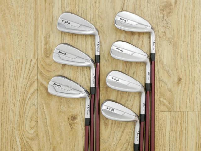 Iron set : Ping : ชุดเหล็ก Ping G700 (ปี 2019 Japan Spec. ใบใหญ่ ง่ายที่สุด ไกลที่สุดของ Ping) มีเหล็ก 6-Pw,Aw,Sw (7 ชิ้น) ก้านกราไฟต์ Mitsubishi FUBUKI Flex R