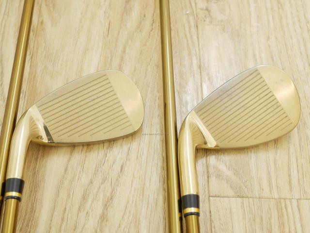 Iron set : Tsuruya : ชุดเหล็ก Tsuruya AXEL Gold Premium II (รุ่นปี 2017 ของใหม่ 6 หมื่นกว่าบาท หน้าเด้งสุดๆ ไกลสุดๆๆ) มีเหล็ก 7-Pw,Aw,As,Sw (7 ชิ้น ครบเซ็ต) ก้านกราไฟต์ Flex R