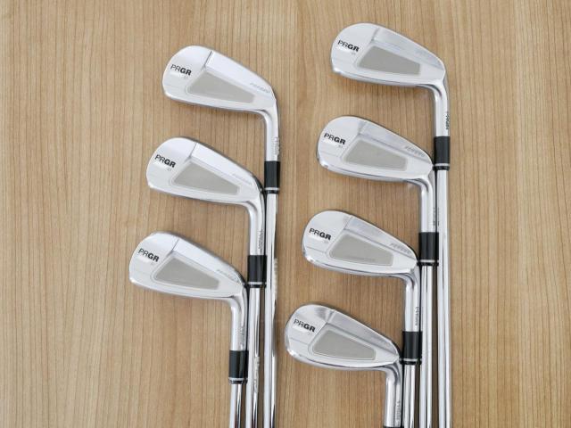 Iron set : PRGR : ชุดเหล็ก PRGR 01 Forged (Titanium Core ปี 2021) มีเหล็ก 4-Pw (7 ชิ้น) ก้านเหล็ก NS Pro MODUS 120 Flex S