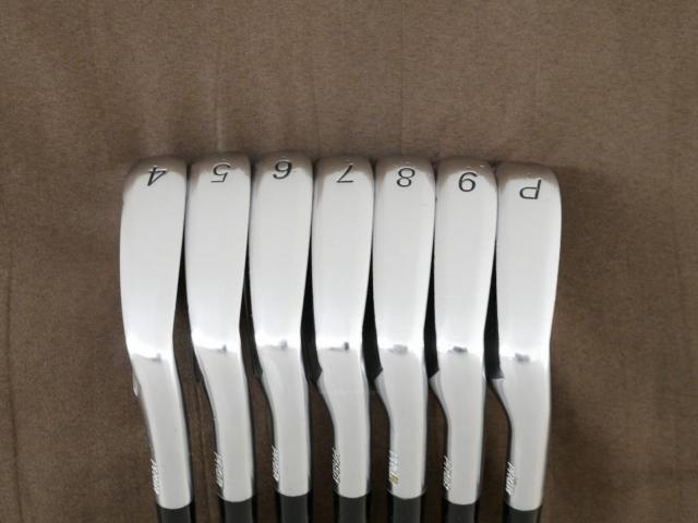 Iron set : PRGR : ชุดเหล็ก PRGR 01 Forged (Titanium Core ปี 2021) มีเหล็ก 4-Pw (7 ชิ้น) ก้านเหล็ก NS Pro MODUS 120 Flex S