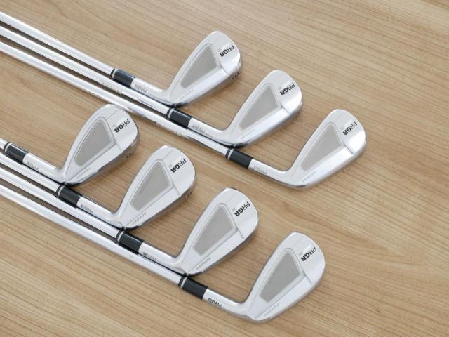 Iron set : PRGR : ชุดเหล็ก PRGR 01 Forged (Titanium Core ปี 2021) มีเหล็ก 4-Pw (7 ชิ้น) ก้านเหล็ก NS Pro MODUS 120 Flex S