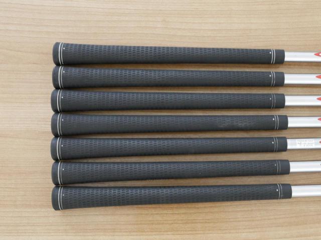 Iron set : PRGR : ชุดเหล็ก PRGR 01 Forged (Titanium Core ปี 2021) มีเหล็ก 4-Pw (7 ชิ้น) ก้านเหล็ก NS Pro MODUS 120 Flex S