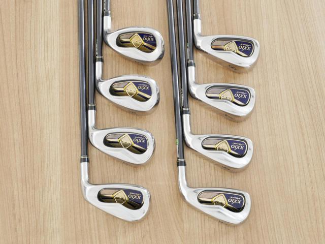 Iron set : XXIO : ชุดเหล็ก XXIO Prime 9 (ออกปี 2018 ท๊อปสุด ตีง่าย ไกล) มีเหล็ก 5-Pw,Aw,Sw (8 ชิ้น) ก้านกราไฟต์ SP-900 Flex SR