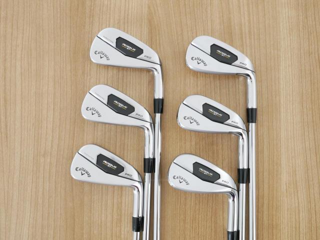 Iron set : Callaway : ชุดเหล็ก Callaway Rogue ST Pro (ออกปี 2022 คม นุ่ม แน่นมาก) มีเหล็ก 5-Pw (6 ชิ้น) ก้านเหล็ก Dynamic Gold 95 S200