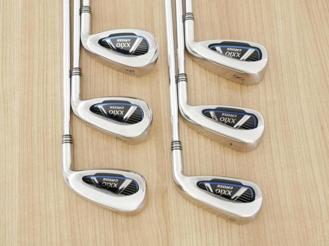 Iron set : XXIO : ชุดเหล็ก XXIO Cross (ออกปี 2019 ตีไกลที่สุดของที่สุดจาก XXIO หน้าเด้งสุดๆ) มีเหล็ก 6-Pw,Aw (6 ชิ้น ตีไกลกว่าปกติ 2 เบอร์) ก้านเหล็ก NS Pro ZELOS 7 Flex S