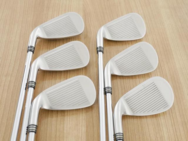 Iron set : XXIO : ชุดเหล็ก XXIO Cross (ออกปี 2019 ตีไกลที่สุดของที่สุดจาก XXIO หน้าเด้งสุดๆ) มีเหล็ก 6-Pw,Aw (6 ชิ้น ตีไกลกว่าปกติ 2 เบอร์) ก้านเหล็ก NS Pro ZELOS 7 Flex S