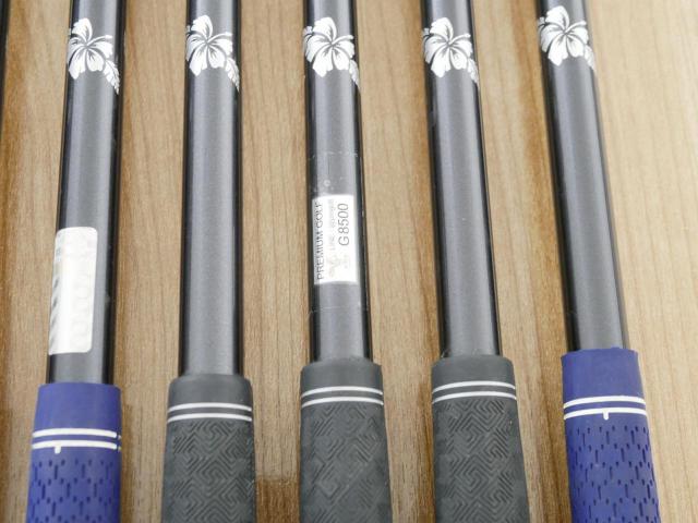 Iron set : PRGR : ชุดเหล็ก PRGR 02 Forged (ปี 2021 นุ่มมาก หายาก) มีเหล็ก 5-Pw (6 ชิ้น) ก้านกราไฟต์ Mitsubishi Diamana Flex SR