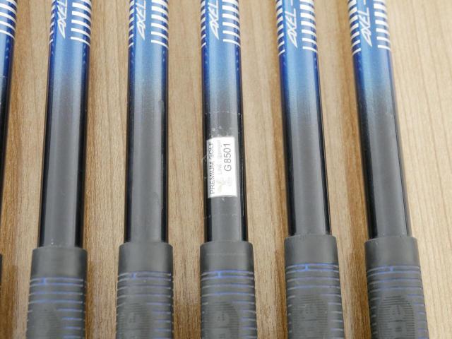 Iron set : Tsuruya : ชุดเหล็ก Tsuruya AXEL GX HM (หน้าเด้ง ตีไกลมาก) มีเหล็ก 5-Pw (6 ชิ้น) ก้านกราไฟต์ FLex R