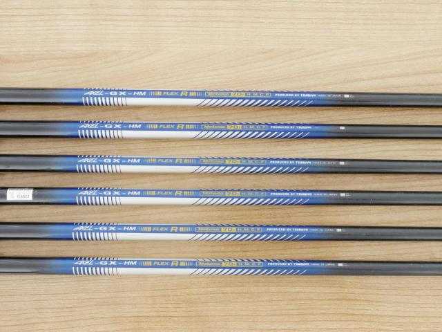 Iron set : Tsuruya : ชุดเหล็ก Tsuruya AXEL GX HM (หน้าเด้ง ตีไกลมาก) มีเหล็ก 5-Pw (6 ชิ้น) ก้านกราไฟต์ FLex R