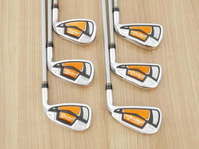 Iron set : Other Brand : ชุดเหล็ก Cobra AMP (ใบใหญ่ ตีง่าย) มีเหล็ก 5-Pw (6 ชิ้น) ก้านกราไฟต์ Fujikura Rombax 