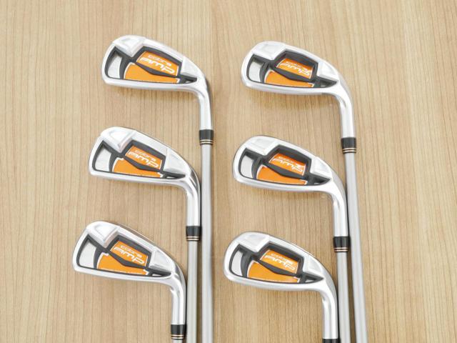 Iron set : Other Brand : ชุดเหล็ก Cobra AMP (ใบใหญ่ ตีง่าย) มีเหล็ก 5-Pw (6 ชิ้น) ก้านกราไฟต์ Fujikura Rombax 