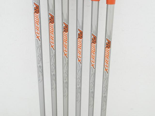 Iron set : Other Brand : ชุดเหล็ก Cobra AMP (ใบใหญ่ ตีง่าย) มีเหล็ก 5-Pw (6 ชิ้น) ก้านกราไฟต์ Fujikura Rombax 