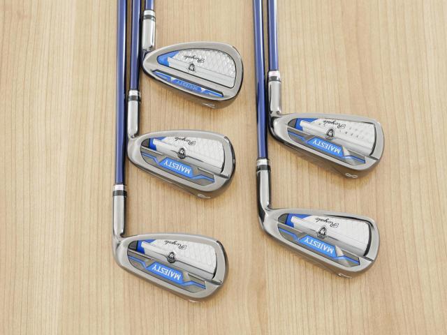 Iron set : Maruman : ชุดเหล็ก Maruman Majesty Royale (รุ่นท๊อปสุด ออกปี 2024 ของใหม่ 9 หมื่นบาท) มีเหล็ก 7-Pw,Aw (5 ชิ้น เบอร์ 7 ตีระยะเท่าเบอร์ 6 ของรุ่นอื่น) ก้านกราไฟต์ Flex R2