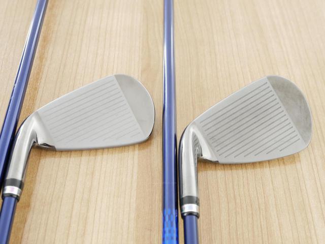 Iron set : Maruman : ชุดเหล็ก Maruman Majesty Royale (รุ่นท๊อปสุด ออกปี 2024 ของใหม่ 9 หมื่นบาท) มีเหล็ก 7-Pw,Aw (5 ชิ้น เบอร์ 7 ตีระยะเท่าเบอร์ 6 ของรุ่นอื่น) ก้านกราไฟต์ Flex R2