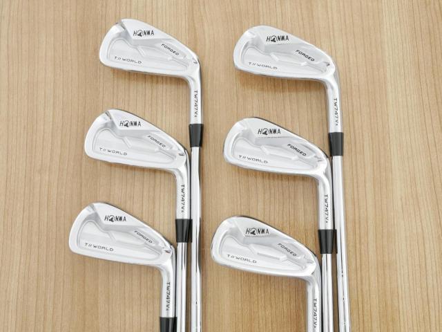Iron set : Honma : ชุดเหล็ก Honma Tour World TW747Vx Forged (ปี 2019) มีเหล็ก 5-10 (6 ชิ้น) ก้านเหล็ก NS Pro Modus 130 Flex S