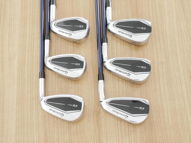 Iron set : Taylormade : ชุดเหล็ก Taylormade Qi (ออกปี 2024 Japan Spec.) มีเหล็ก 6-Pw,Aw (6 ชิ้น) ก้านกราไฟต์ Mitsubishi Diamana TM60 Flex S