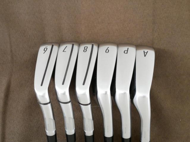 Iron set : Taylormade : ชุดเหล็ก Taylormade Qi (ออกปี 2024 Japan Spec.) มีเหล็ก 6-Pw,Aw (6 ชิ้น) ก้านกราไฟต์ Mitsubishi Diamana TM60 Flex S