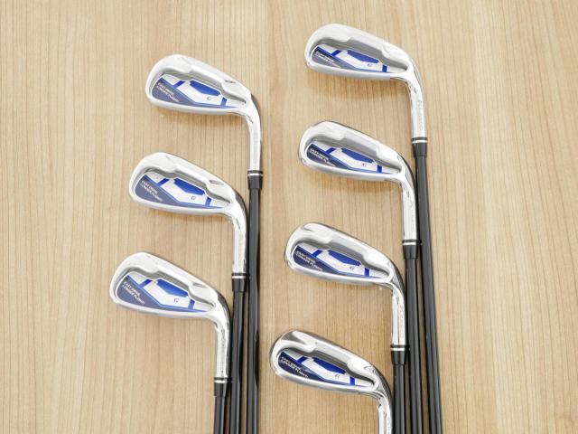 Iron set : Kasco : ชุดเหล็ก Kasco DIMPALS G7 (ใบใหญ่) มีเหล็ก 5-Pw,Sw (7 ชิ้น) ก้านกราไฟต์ Flex R