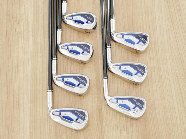 Iron set : Kasco : ชุดเหล็ก Kasco DIMPALS G7 (ใบใหญ่) มีเหล็ก 5-Pw,Sw (7 ชิ้น) ก้านกราไฟต์ Flex R