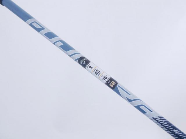 Fairway Wood : callaway : หัวไม้ 3 Callaway Paradym MAX FAST (รุ่นปี 2023 Japan Spec.) Loft 16 ก้าน Fujikura Speeder NX 40 Flex SR