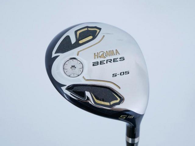 Fairway Wood : Honma : **ก้าน 3 ดาว** หัวไม้ 5 Honma Beres S-05 (ปี 2017) Loft 18 ก้าน ARMRQ ∞ (48) Flex S (3 ดาว)