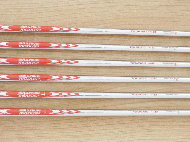 Iron set : Miura : ชุดเหล็ก Miura CB-2007 (Forged) มีเหล็ก 5-Pw (6 ชิ้น) ก้านเหล็ก NS Pro Modus 120 Flex S