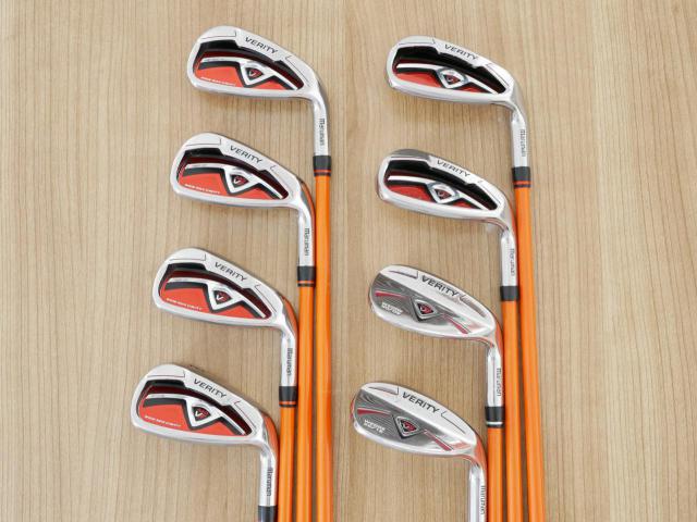 Iron set : Maruman : ชุดเหล็ก Maruman Red-V II (ใบใหญ่ ตีง่าย ไกล) มีเหล็ก 5-Pw,Aw,Sw (8 ชิ้น) ก้านกราไฟต์ Flex S
