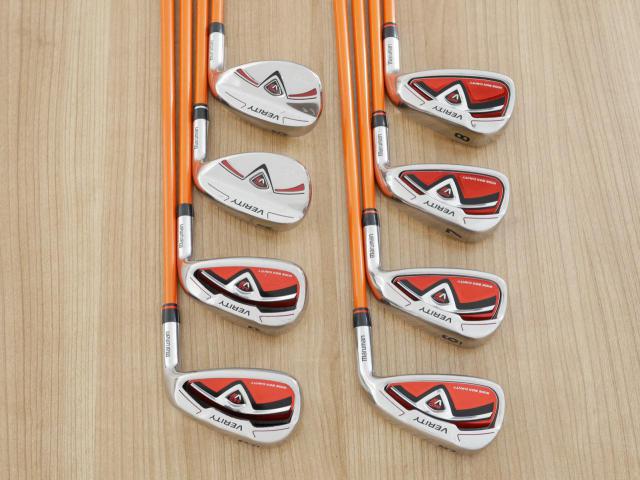 Iron set : Maruman : ชุดเหล็ก Maruman Red-V II (ใบใหญ่ ตีง่าย ไกล) มีเหล็ก 5-Pw,Aw,Sw (8 ชิ้น) ก้านกราไฟต์ Flex S