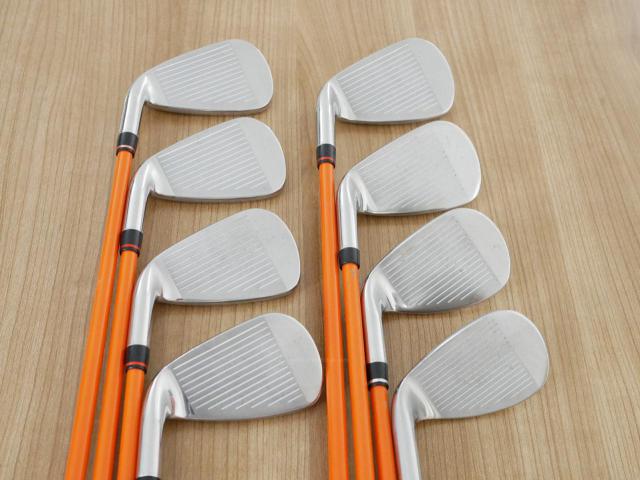 Iron set : Maruman : ชุดเหล็ก Maruman Red-V II (ใบใหญ่ ตีง่าย ไกล) มีเหล็ก 5-Pw,Aw,Sw (8 ชิ้น) ก้านกราไฟต์ Flex S