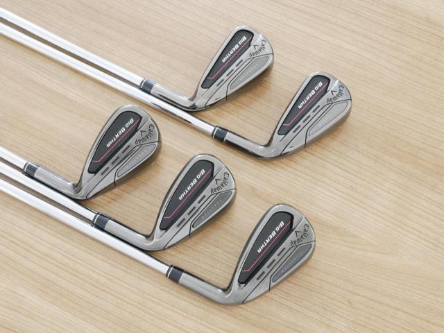 Iron set : Callaway : ชุดเหล็ก Callaway Big Bertha (รุ่นล่าสุด ปี 2023 ตีง่ายที่สุดของ Callaway) มีเหล็ก 6-Pw (5 ชิ้น) ก้านเหล็ก NS Pro 950 Neo Flex S