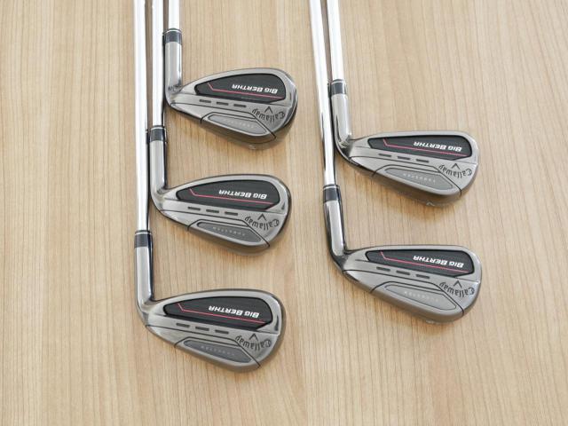 Iron set : Callaway : ชุดเหล็ก Callaway Big Bertha (รุ่นล่าสุด ปี 2023 ตีง่ายที่สุดของ Callaway) มีเหล็ก 6-Pw (5 ชิ้น) ก้านเหล็ก NS Pro 950 Neo Flex S