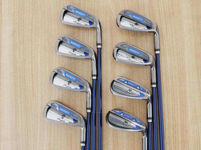 Iron set : Maruman : ชุดเหล็ก Maruman Majesty Royale (รุ่นท๊อปสุด ออกปี 2024 ของใหม่ 9 หมื่นบาท) มีเหล็ก 5-Pw,Aw,Sw (8 ชิ้น เบอร์ 5 ตีระยะเท่าเบอร์ 4 ของรุ่นอื่น) ก้านกราไฟต์ Flex R2