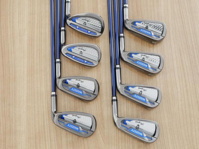 Iron set : Maruman : ชุดเหล็ก Maruman Majesty Royale (รุ่นท๊อปสุด ออกปี 2024 ของใหม่ 9 หมื่นบาท) มีเหล็ก 5-Pw,Aw,Sw (8 ชิ้น เบอร์ 5 ตีระยะเท่าเบอร์ 4 ของรุ่นอื่น) ก้านกราไฟต์ Flex R2
