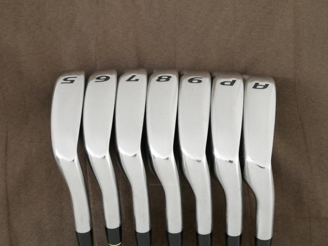 Iron set : Romaro : ชุดเหล็ก Romaro Ray Alpha (ปี 2017 ใบใหญ่ หน้า Titanium) มีเหล็ก 5-Pw,Aw (7 ชิ้น) ก้านเหล็ก NS Pro 950 Flex S
