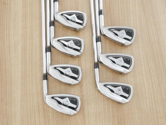 Iron set : Romaro : ชุดเหล็ก Romaro Ray Alpha (ปี 2017 ใบใหญ่ หน้า Titanium) มีเหล็ก 5-Pw,Aw (7 ชิ้น) ก้านเหล็ก NS Pro 950 Flex S