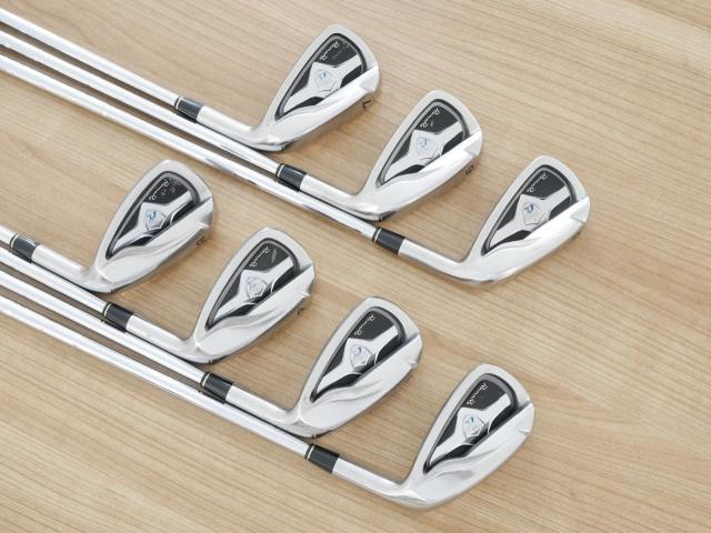 Iron set : Romaro : ชุดเหล็ก Romaro Ray Alpha (ปี 2017 ใบใหญ่ หน้า Titanium) มีเหล็ก 5-Pw,Aw (7 ชิ้น) ก้านเหล็ก NS Pro 950 Flex S