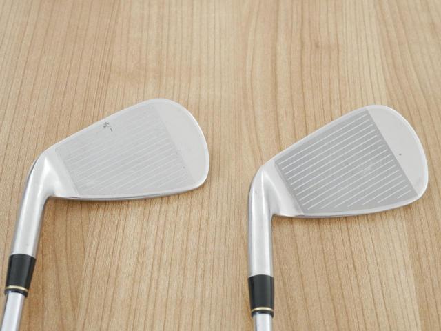 Iron set : Romaro : ชุดเหล็ก Romaro Ray Alpha (ปี 2017 ใบใหญ่ หน้า Titanium) มีเหล็ก 5-Pw,Aw (7 ชิ้น) ก้านเหล็ก NS Pro 950 Flex S