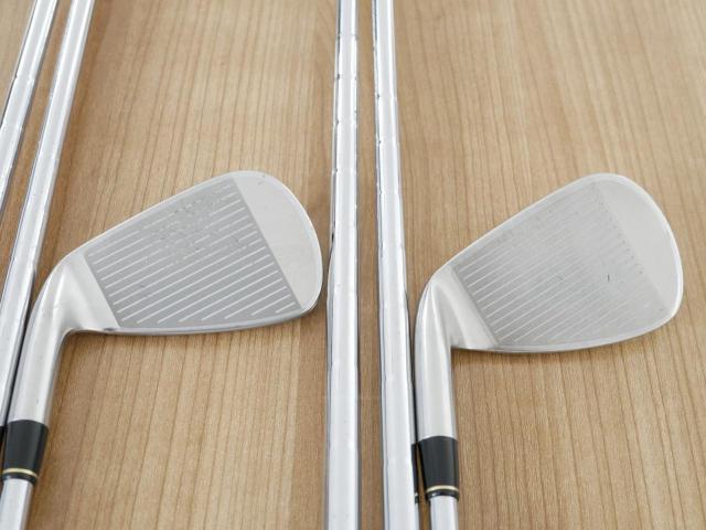 Iron set : Romaro : ชุดเหล็ก Romaro Ray Alpha (ปี 2017 ใบใหญ่ หน้า Titanium) มีเหล็ก 5-Pw,Aw (7 ชิ้น) ก้านเหล็ก NS Pro 950 Flex S