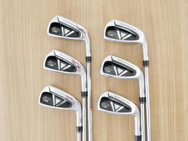 Iron set : PRGR : ชุดเหล็ก PRGR ID Nabla X Black มีเหล็ก 5-Pw (6 ชิ้น) ก้านเหล็ก SSIII 95 M-43 Flex S
